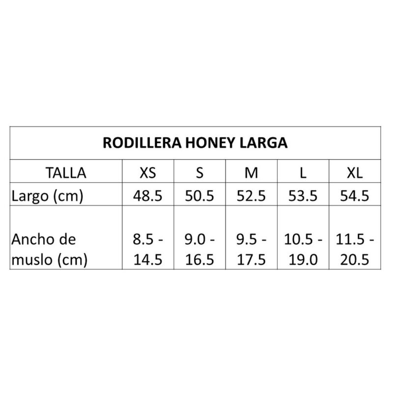 Rodillera Honey Larga - Imagen 3