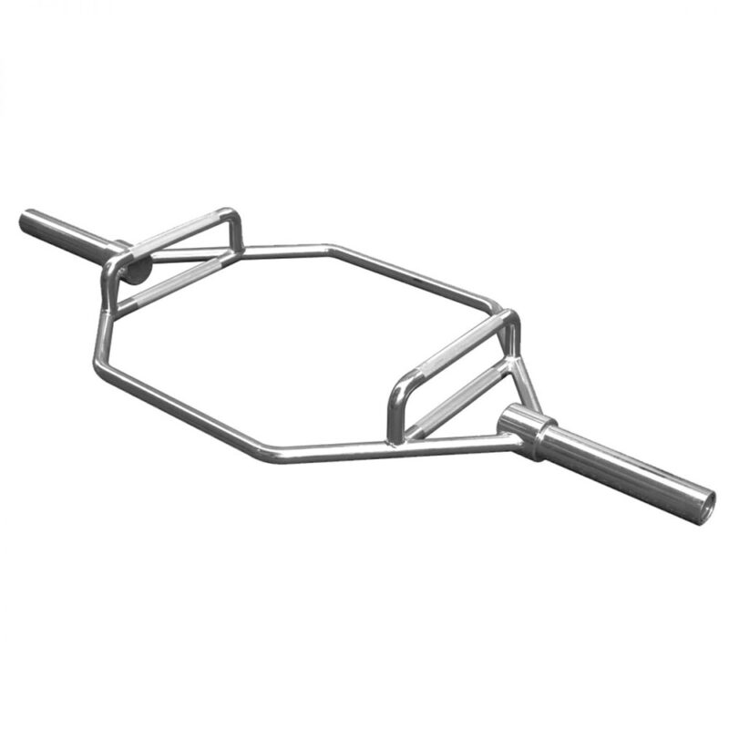 Barra Olímpica Cromada Hexagonal